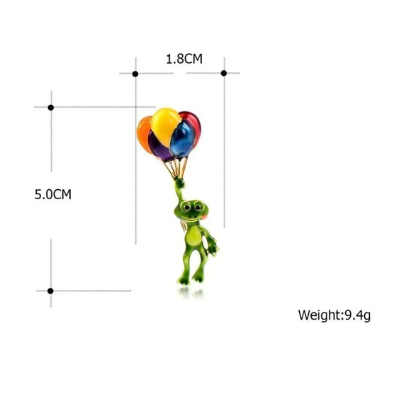 VQ Frog Brooch - Picture 5 of 7